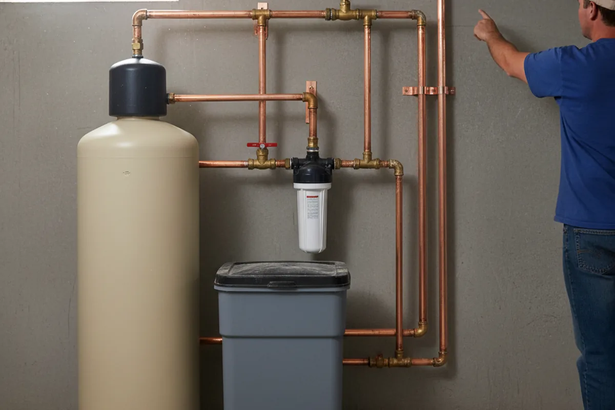 Whole-house water treatment system installed in Pontotoc